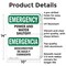 Signmission Power And Water Shutoff, 10 in W x Rectangle, Aluminum OS-2PACK-EM-A-1014-L-10344 - alternate 4